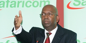 Safaricom Chief Executive Officer Robert Collymore address journalist during the release of the company results on November 10 2010. 